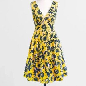 J Crew A-Line Floral Dress